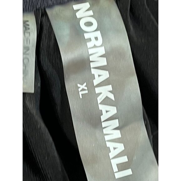 Norma Kamali Bra Women XL Black Tie Front Neck Strap Sexy Intimates Neutral Plus - Picture 8 of 10